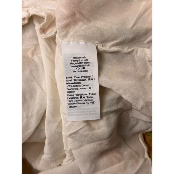 J Crew Dress XS Womens Cotton Lawn Mini Limone Lemons Fruit Print - Picture 8 of 9